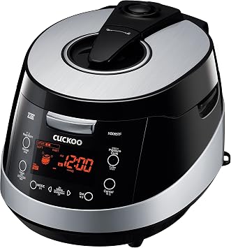 Cuckoo CRP-HS0657F 6 Cup Pressure Rice Cooker, 110V, Black