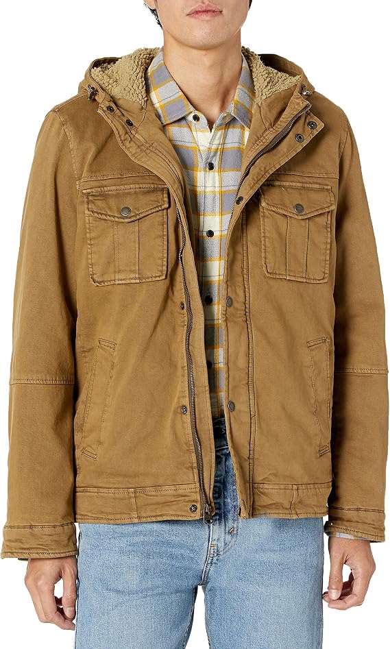 Levi's Men's Legacy Sherpa Lined 4-Pocket Military Jacket