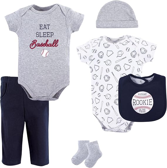 Hudson Baby Unisex Baby Cotton Layette Set