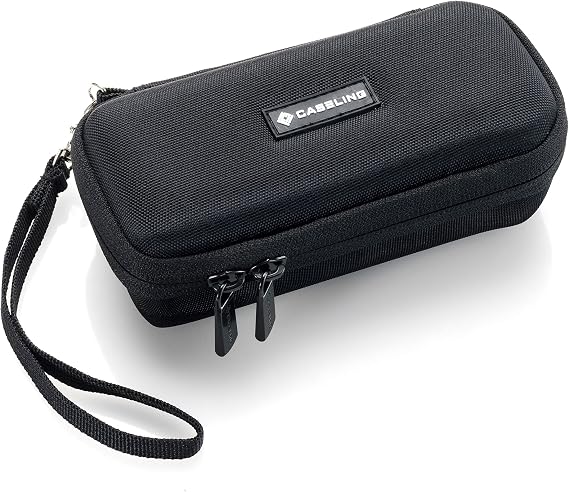 caseling Hard Case Custom Fit for TASCAM DR-05X / DR-05 Portable Digital Audio Recorder - Protective Travel Carrying Box with Mesh Pocket for Accessories