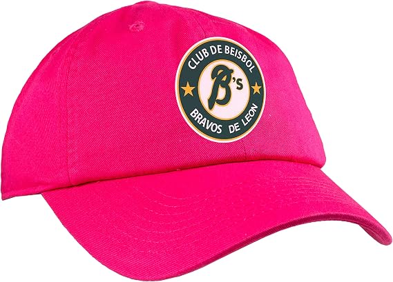 Bravos de Leon Baseball Cap Hat Color H. Pink