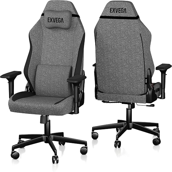 EXVEGA Pandora Graphite Kumaş Oyuncu Koltuğu