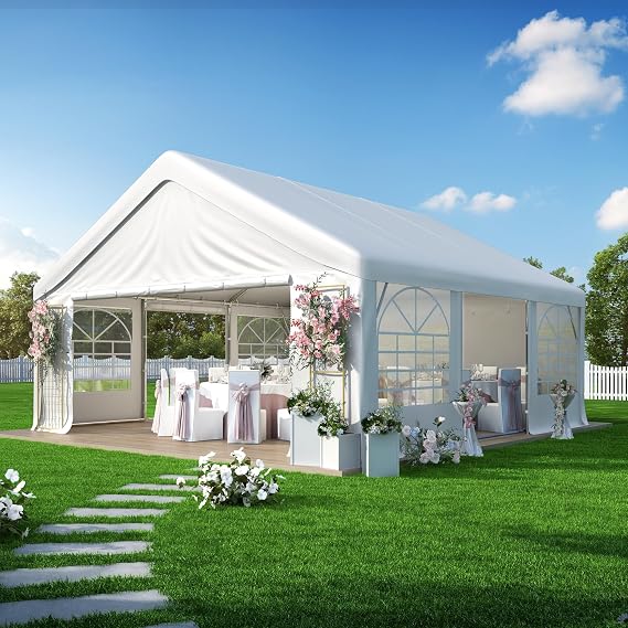 GARTOO 20' x 20' Heavy Duty Party Tent