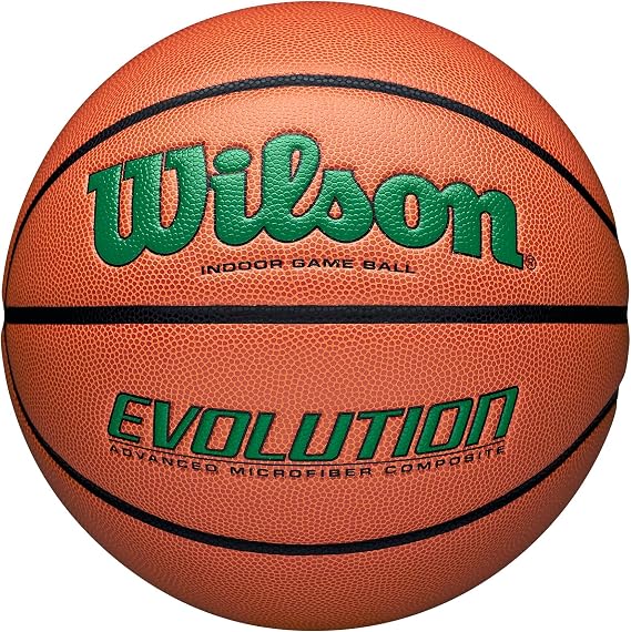 Wilson Evolution Basketball, Japan Basketball Association Certified JBA, Authentic Product, No. 7 Ball, No. 6 Ball, No. 5 Ball, Recommended for Indoor Use