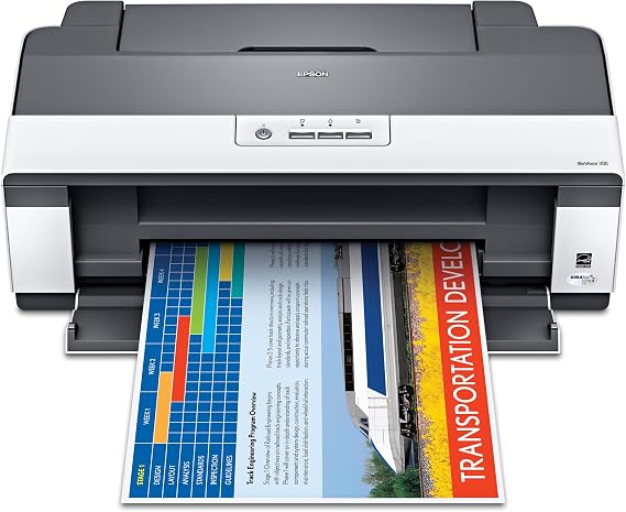 Epson WorkForce 1100 Wide-Format Color Inkjet Printer (C11CA58201)