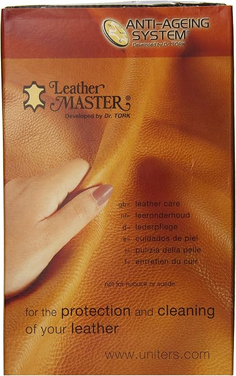 Leather Master Leather Care Kit (150ml) - All Purpose Leather Cleaner, Conditioner, Protector, and Polish To Clean and Detail A Car Interior, Seat, Shoe, Boot, Purse, Bag, Couch, Sofa, and More