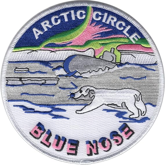Blue Nose Submarine Arctic Circle Collectible Novelty Patch
