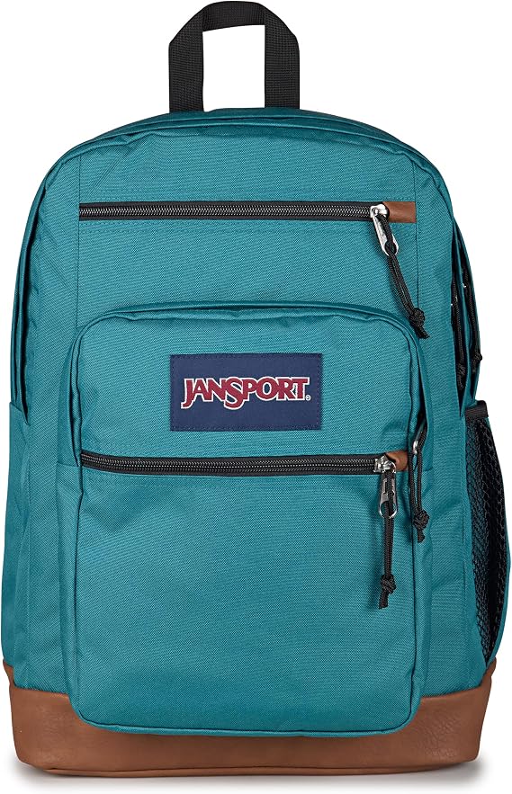 JanSport Cool Backpack with 15-inch Laptop Sleeve, Large Computer Bag Rucksack with 2 Compartments, Ergonomic Straps, Emerald Pool, One Size, 34l Cool Backpack – 15-inch Laptop Sleeve - 2 Xlarge