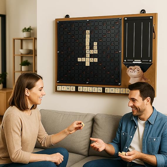 Tubibu Unique Wall Decor, Message Board, Convenient to Play Game, Extraordinary Gift, Wall Decor, Wall Art, Wall Game (24x32)