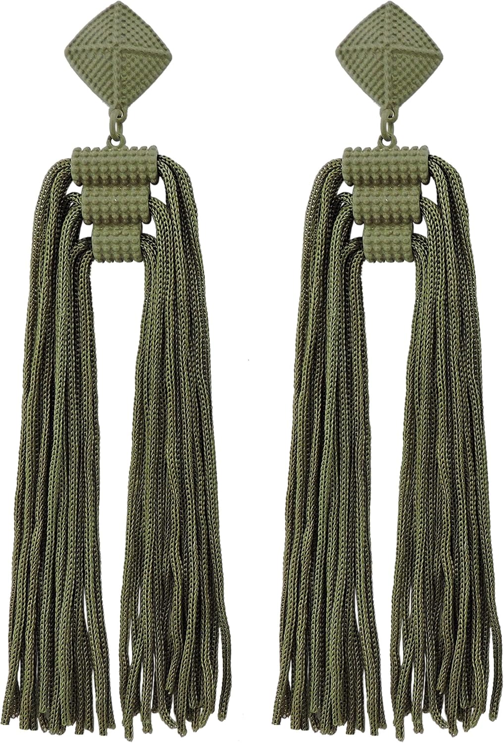 Coiris Statement Thread Tassels Dangle Drop Earrings for Women