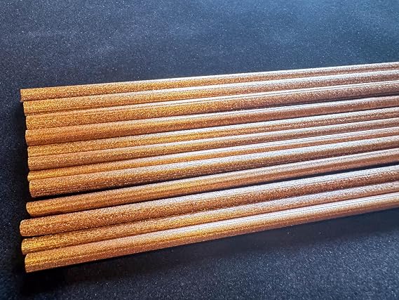 Devardi Glass Handmade Lampwork Glass Rods, Goldstone, 1/4 lb