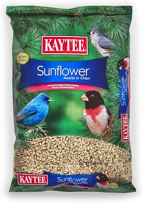 Kaytee Sunflower Hearts & Chips Wild Bird Food, 3 lb