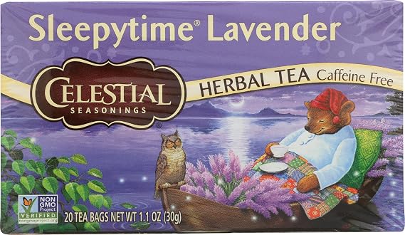 Celestial Seasonings, Tea Herbal Sleepytime Lavender, 20 Count