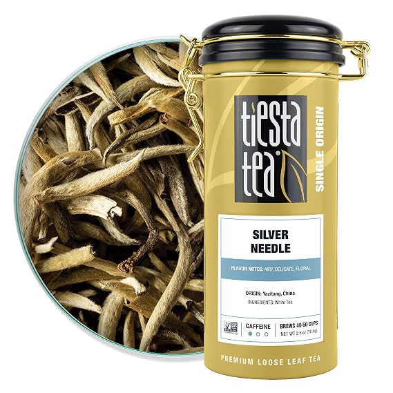 Tiesta Tea Silver Needle White Tea Premium Loose Leaf