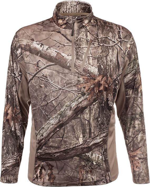 Huntworth Men's Light Weight 1/4 Zip Shirt
