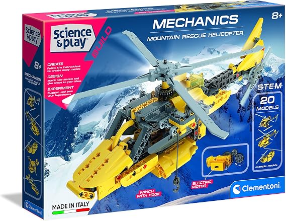 Clementoni Mekanik Laboratuvarı - Kurtarma Helikopteri Oyuncak