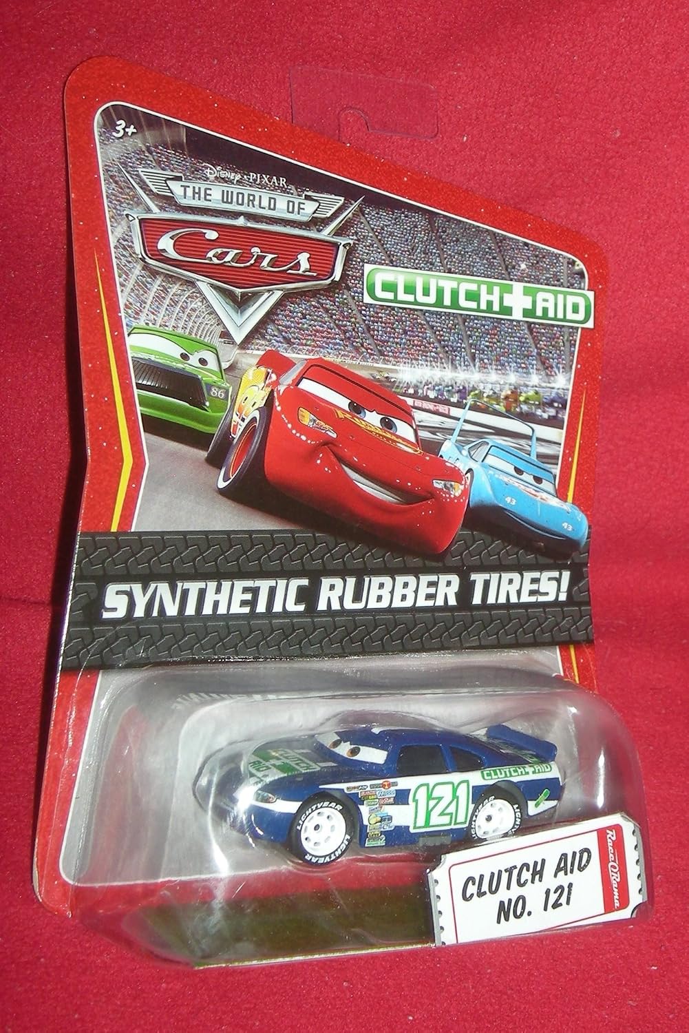 Disney  Pixar CARS Movie Exclusive 1:55 Die Cast Car with Sythentic Rubber Tires Clutch Aid by Mattel