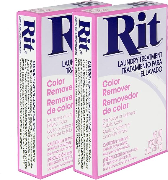 Pack of 2 Rit Dye Laundry Treatment Color Remover