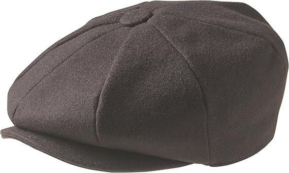 PEAKY BLINDERS 8 Piece 'Newsboy' Style Flat Cap -Tweed Wool Fabric Variations