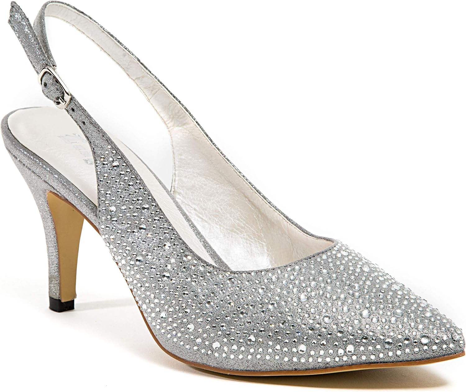 Lady Couture Elyssa Slingback Beaded 3 Heels