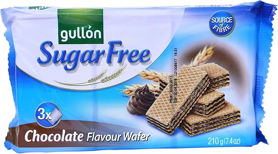 Gullon SUGAR FREE Chocolate Flavour Wafers 180g