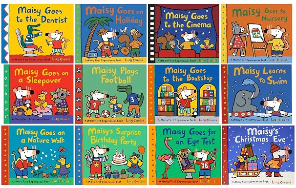 Maisy Mouse First Experiences 12 Books Collection Set (Set 1) By Lucy Cousins