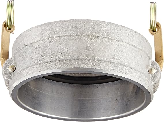 PT Coupling Basic Standard Series 50V Aluminum Cam and Groove Hose Fitting, V-Coupler, Brass (HB) Cam Arms, 5"
