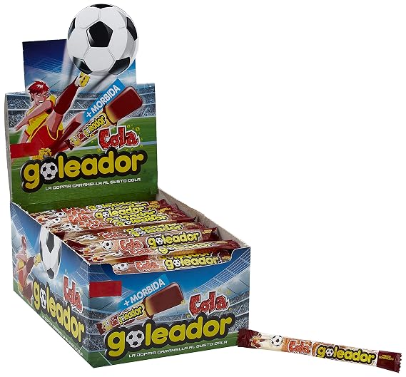 Goleador Cola Candies Made in Italy - Chewy Candy - Italian Candy Individually Wrapped (200 Count - Pack of 1)