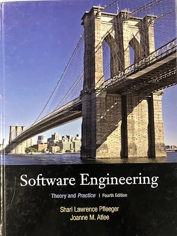 Software Engineering: Theory and Practice