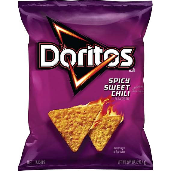 Doritos Tortilla Chips, Spicy Sweet Chili, 9.5 Ounce