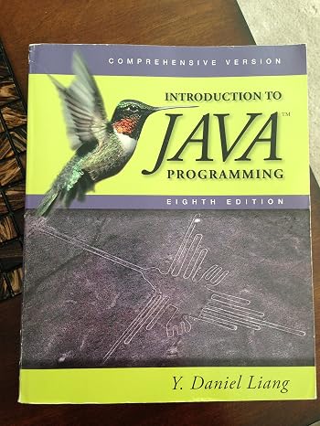 Introduction to Java Programming: Comprehensive Version
