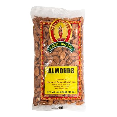 Laxmi All-Natural Gourmet Whole Almonds 14 oz