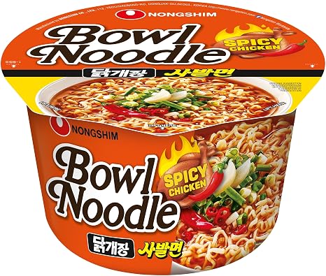 NONGSHIM - Instant Bowl Nudeln Scharf Hühn (1 X 100 GR)