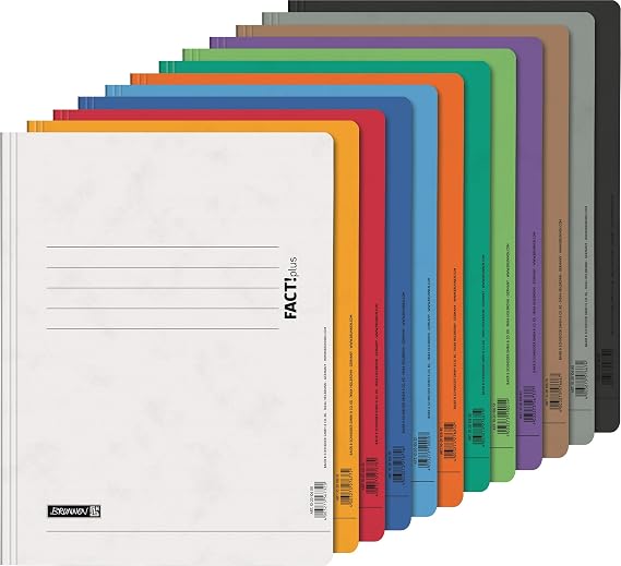 Brunnen Fact!plus File Folders Set of 12 A4